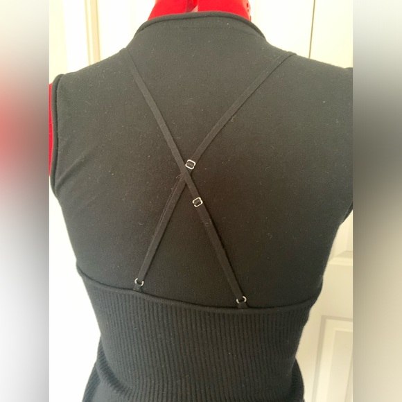 ALC black knitted mini dress size XS - Picture 6 of 7